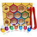 Wooden Bee Toddler Fine Motor Skill Toy - (montessori