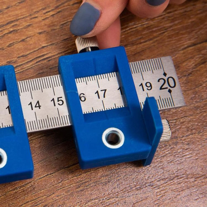 Woodworking Aid Tool Handle Punch Locator Cabinet Door Hole