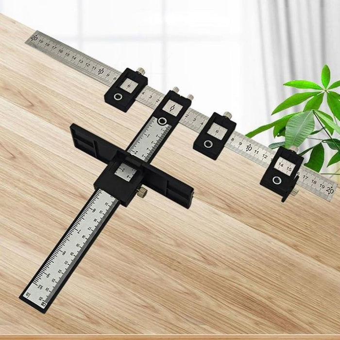 Woodworking Aid Tool Handle Punch Locator Cabinet Door Hole