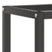 Work Bench Frame Matte Black and Red 110x50x79 Cm Metal