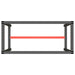 Work Bench Frame Matte Black and Red 110x50x79 Cm Metal