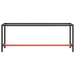 Work Bench Frame Matte Black and Red 210x50x79 Cm Metal