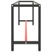 Work Bench Frame Matte Black and Red 210x50x79 Cm Metal