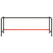 Work Bench Frame Matte Black and Red 220x57x79 Cm Metal