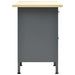 Workbench Black 160x60x85 Cm Steel Oaptai