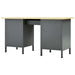 Workbench Black 160x60x85 Cm Steel Oaptai