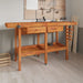 Workbench with Drawers and Vices 162x62x83 Cm Solid Wood
