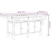 Workbench with Drawers and Vices 192x62x83 Cm Solid Wood