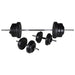 Workout Bench with Barbell and Dumbbell Set 60.5 Kg Xiptai