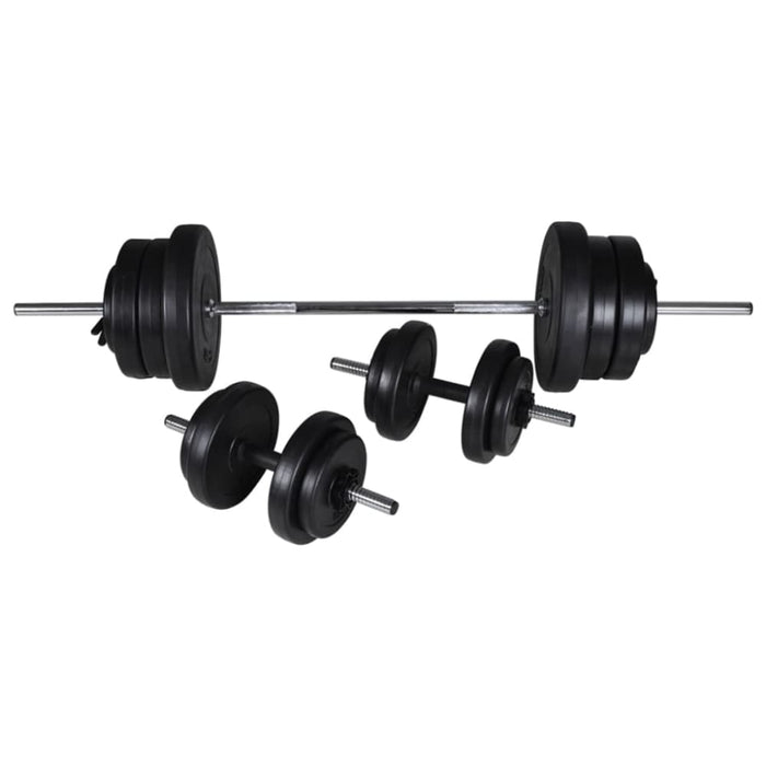 Workout Bench with Barbell and Dumbbell Set 60.5 Kg Xiptal