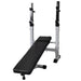 Workout Bench with Weight Rack Barbell and Dumbbell Set