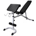 Workout Bench with Weight Rack Barbell and Dumbbell Set