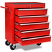Workshop Tool Trolley 5 Drawers Red Oaokpa