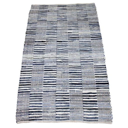 Woven Denim/blue Rug 90x150 Cm.