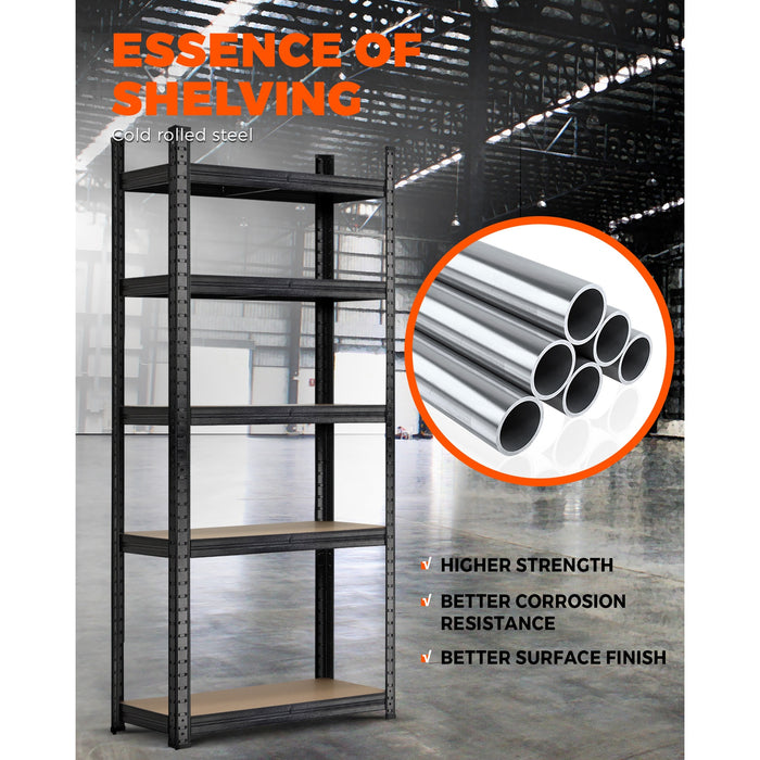 1.8M Warehouse Shelving Garage Shelves Storage Rack Steel Pallet Racking