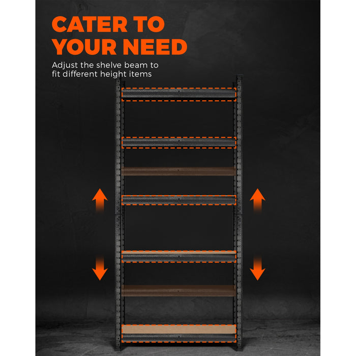 1.8M Warehouse Shelving Garage Shelves Storage Rack Steel Pallet Racking