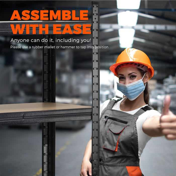 1.8M Warehouse Shelving Garage Shelves Storage Rack Steel Pallet Racking