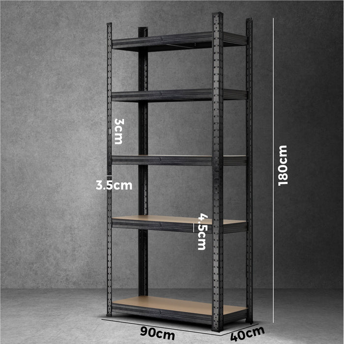 1.8M Warehouse Shelving Garage Shelves Storage Rack Steel Pallet Racking