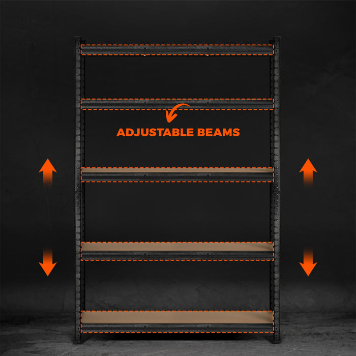 2X1.8M Garage Shelving Shelves Warehouse Racking Storage Rack Pallet