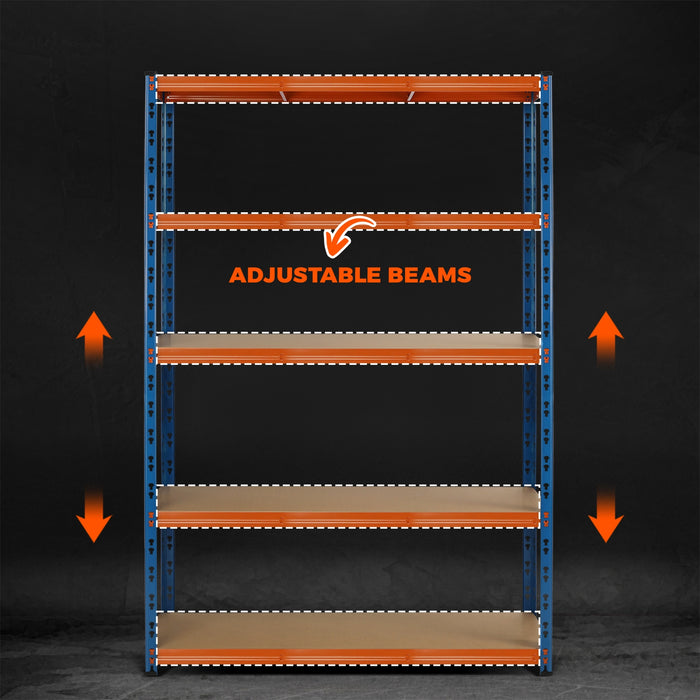 2X1.8M Garage Shelving Shelves Warehouse Storage Pallet Racking Rack