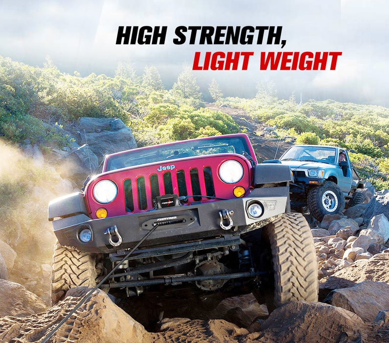 10Mm X 30M Synthetic Winch Rope Dyneema Sk75 Tow Recovery Rope Offroad 4Wd