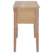 Writing Desk Brown 109.5x45x77.5 Cm Wood Xnbbix