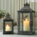 Wrought Iron Candle Holder For Garden