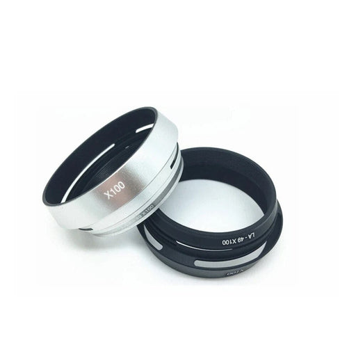 X100 Camera Metal Lens Hood Screw Adapter Ring 49mm