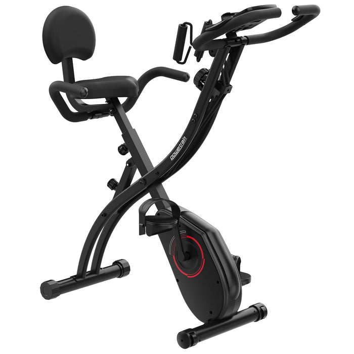 135E 4-In-1 Foldable X-Bike With Lcd Display And Resistance Bands