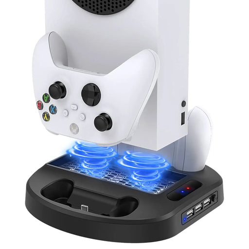 Xbox Series s Charging Stand With Cooling Fan And Usb Hubs