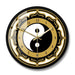 Yin Yang Symbol Modern Wall Clock Chinese Philosophy Taoist