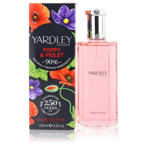 Yardley Poppy & Violet Edt Spray by London for Women - 125