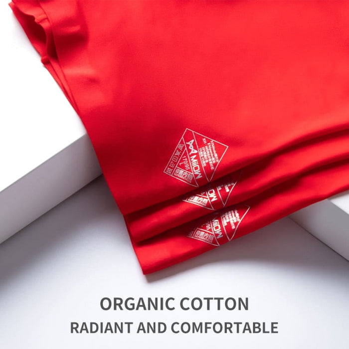 Year Red Organic Cotton Men Underwear Boxer Shorts And Sock