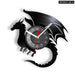 Yin Yang Dragon Vinyl Record Wall Clock