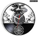 Yin Yang Dragon Vinyl Record Wall Clock