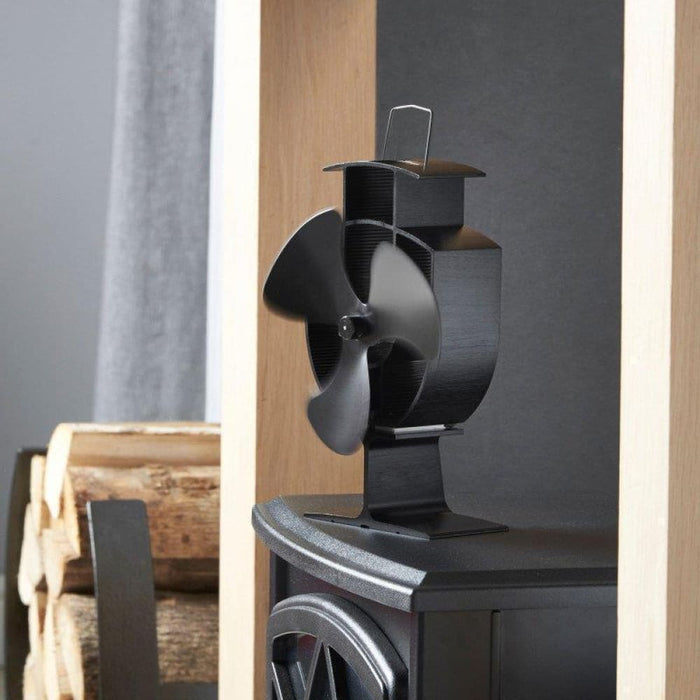 Yl401 3-blade High Temperature Metal Heat Powered Fireplace