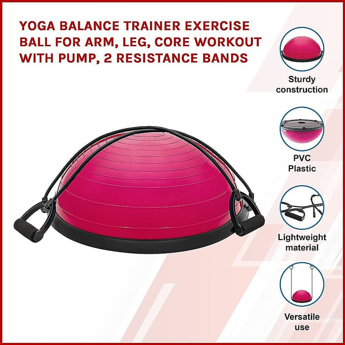 Yoga Balance Trainer Exercise Ball for Arm Leg Core Workout