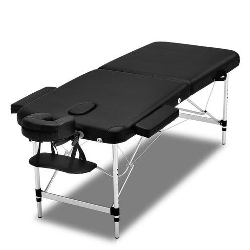 Zenses 2 Fold Portable Aluminium Massage Table Bed Beauty