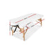 Zenses 3 Fold Portable Wood Massage Table - White