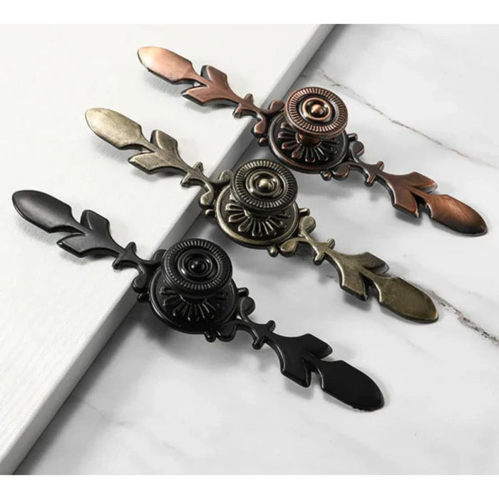 Zinc Alloy Bronze Cabinet Wardrobe Drawer Door Handles/knobs