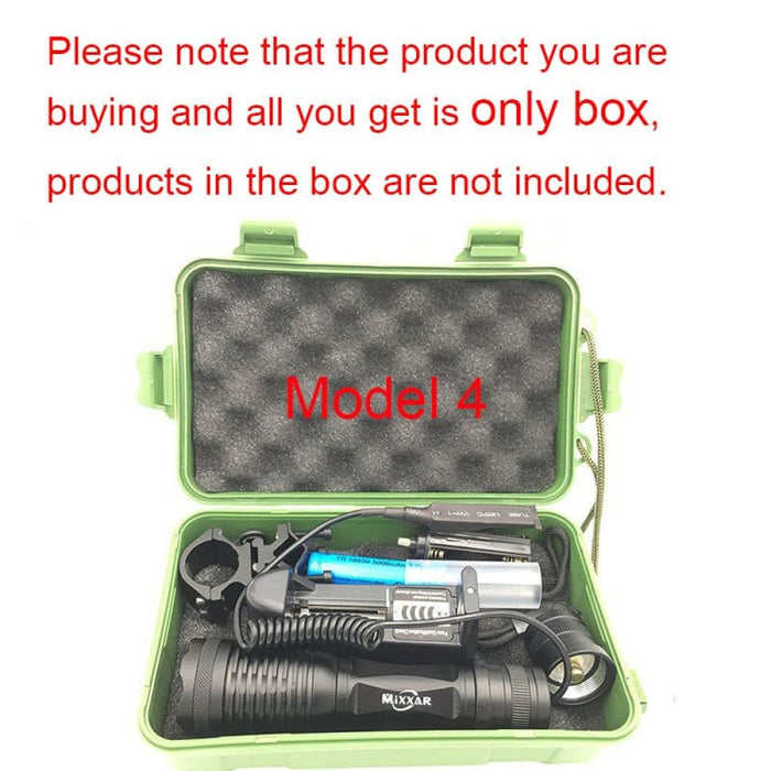 Zk10 Flashlight Box Tool for 18650 Battery Led 14500 Torch
