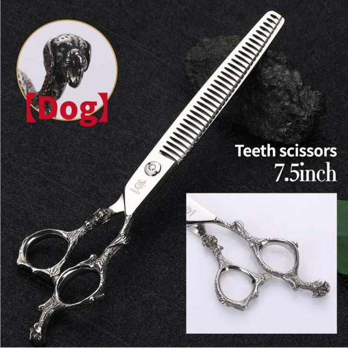 Zodiac 7.5 Inch Dog Pet Thinning Scissors Grooming Shears