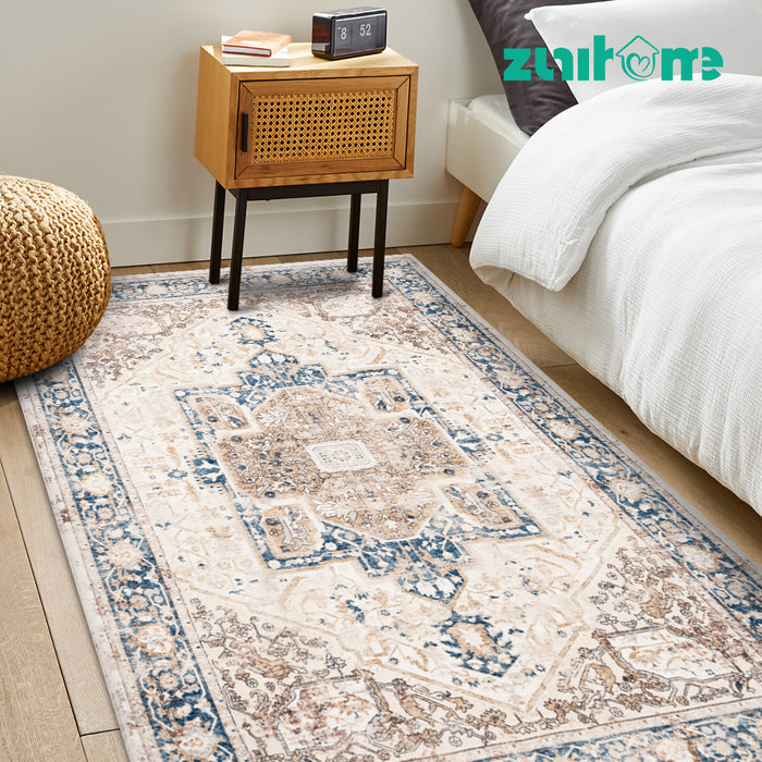 Floor Rug Soft Fluffy Area Rug Living Room Bedroom 160X230Cm Pale Blue