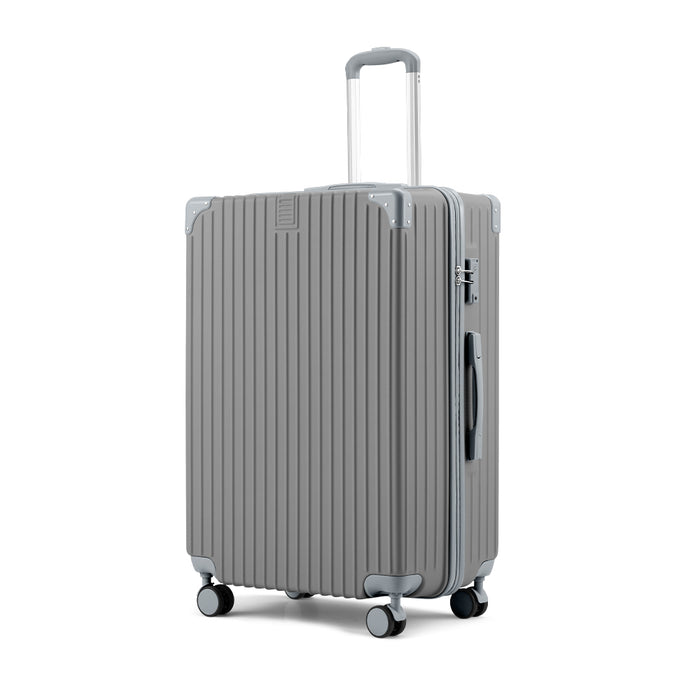 Luggage Suitcase 28" Trolley Set Travel Tsa Lock Storage Hard Case Grey