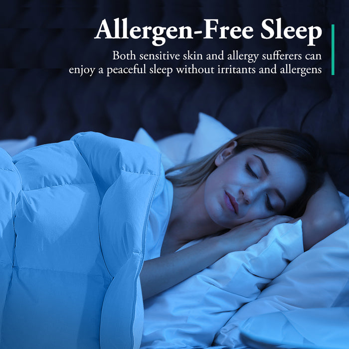 Microfiber Quilt 420Gsm Duvet Doona Winter Summer Soft Quilt King