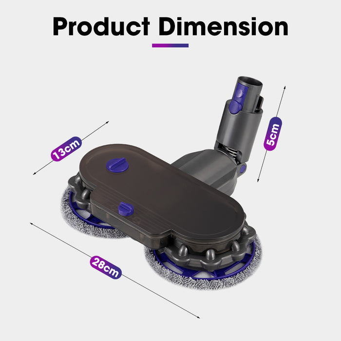 6 Pads Electric Mop Head For Dyson V7 V8 V10 V11 V15 Vacuum Cleaners