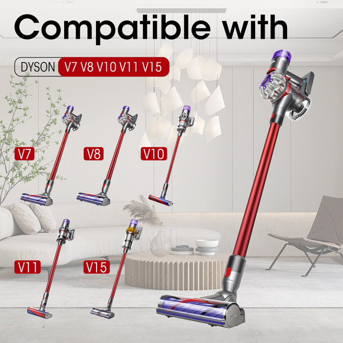 Replacement Wand For Dyson Stick Extension Tube V7 V8 V10 V11 V15 Red