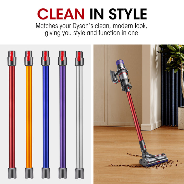 Replacement Wand For Dyson Stick Extension Tube V7 V8 V10 V11 V15 Red