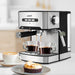 1.6l Automatic Coffee Espresso Machine with Steam Frother