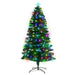 1.2m Enchanted Pre Lit Fibre Optic Christmas Tree Stars
